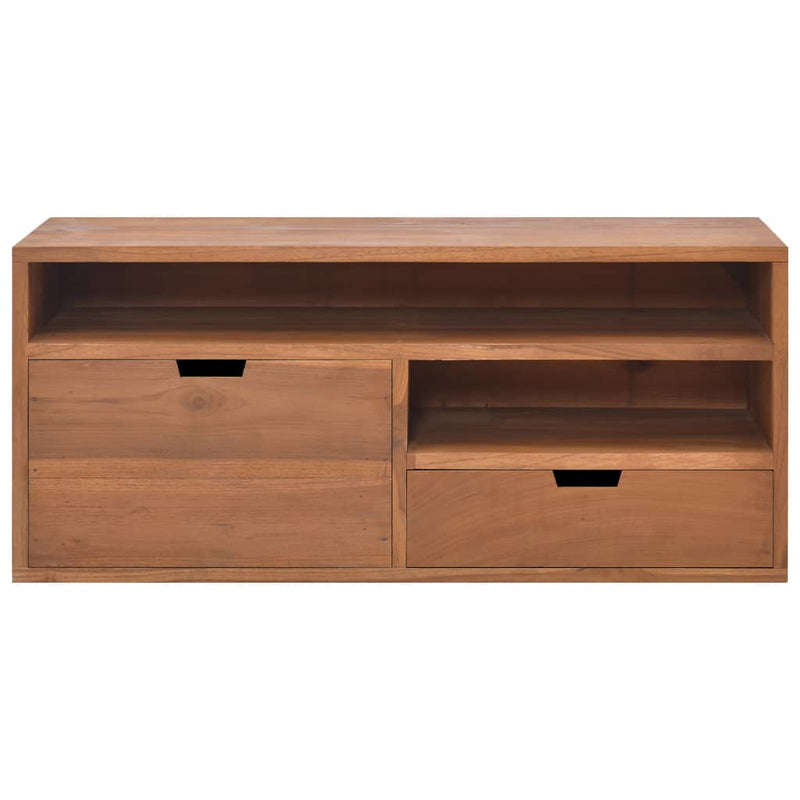 vidaXL TV Cabinet 90x30x40 cm Solid Teak Wood