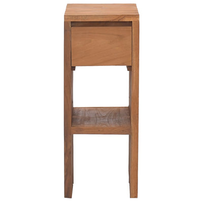 vidaXL Bedside Cabinet 20x35x50 cm Solid Teak Wood