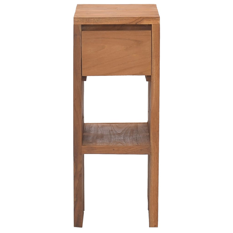 vidaXL Bedside Cabinet 20x35x50 cm Solid Teak Wood