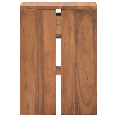 vidaXL Bedside Cabinet 20x35x50 cm Solid Teak Wood