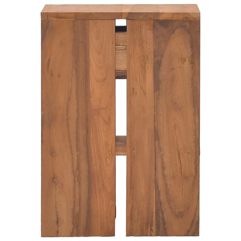 vidaXL Bedside Cabinet 20x35x50 cm Solid Teak Wood
