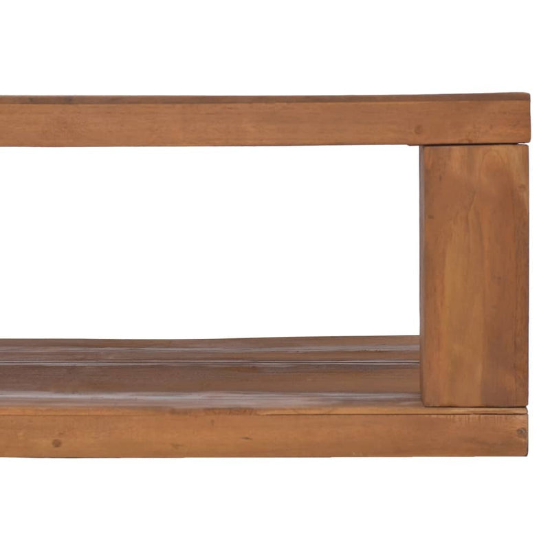 vidaXL Coffee Table 65x65x33 cm Solid Teak Wood