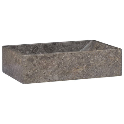 vidaXL Sink Grey 58x39x10 cm Marble