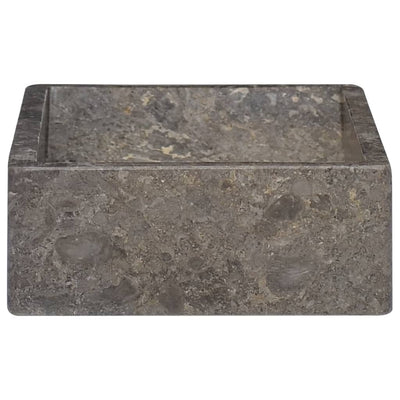 vidaXL Sink Grey 58x39x10 cm Marble