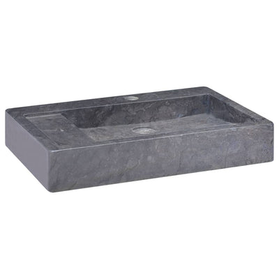 vidaXL Sink Cream 58x39x10 cm Marble