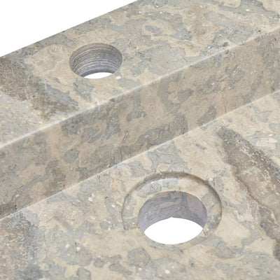 vidaXL Sink Grey 58x39x10 cm Marble