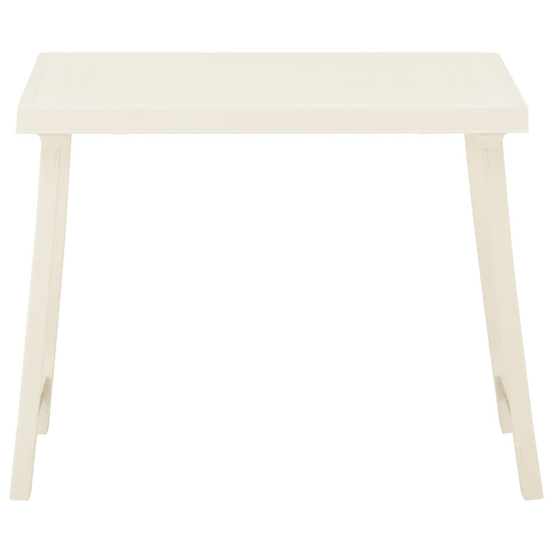 vidaXL 3 Piece Folding Bistro Set Plastic Green