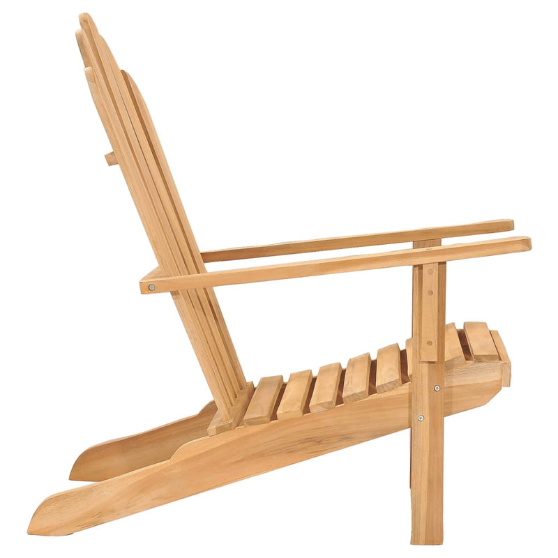 vidaXL Adirondack Chair Solid Wood Teak