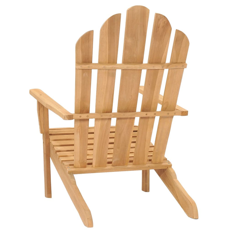 vidaXL Adirondack Chair Solid Wood Teak