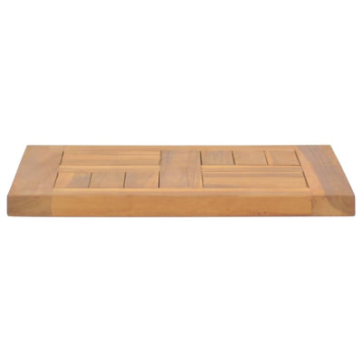 vidaXL Square Table Top 50x50x2.5 cm Solid Wood Teak