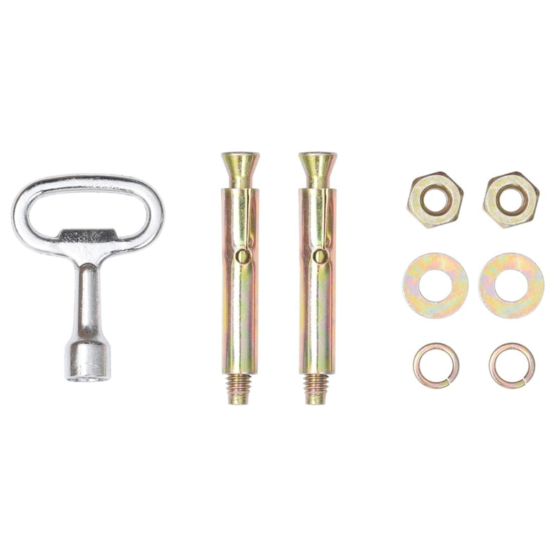 vidaXL Wall Mounted Ashtray Stainless Steel