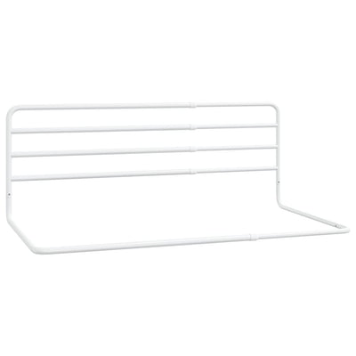 vidaXL Toddler Safety Bed Rail White (76-137)x55 cm Iron