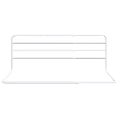 vidaXL Toddler Safety Bed Rail White (76-137)x55 cm Iron