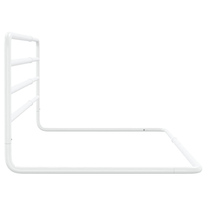 vidaXL Toddler Safety Bed Rail White (76-137)x55 cm Iron