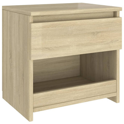 vidaXL Bedside Cabinet Sonoma Oak 40x30x39 cm Engineered Wood
