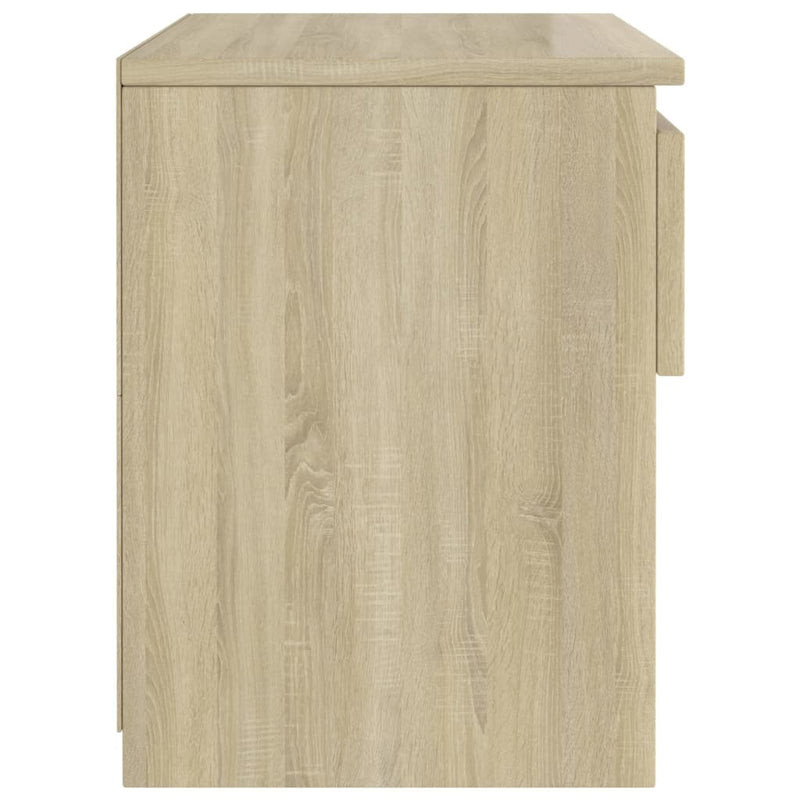 vidaXL Bedside Cabinet Sonoma Oak 40x30x39 cm Engineered Wood