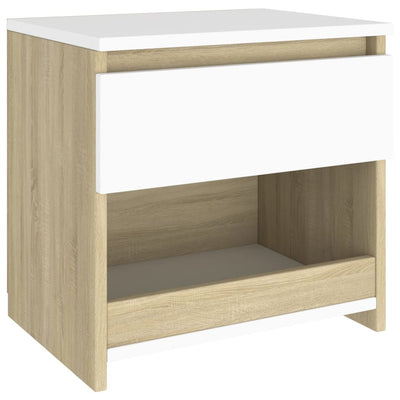 vidaXL Bedside Cabinet Sonoma Oak 40x30x39 cm Engineered Wood