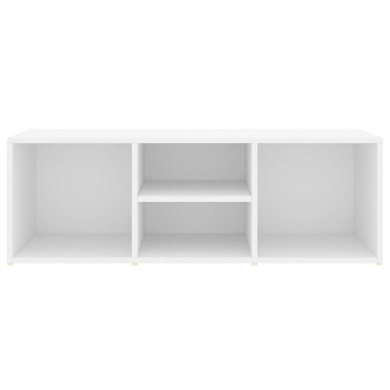 vidaXL Shoe Storage Bench White and Sonoma Oak 105x35x35 cm Engineered Wood