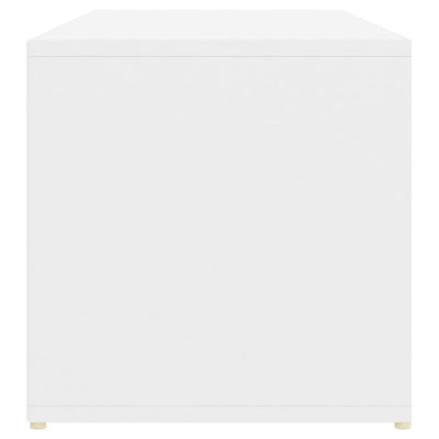 vidaXL Shoe Storage Bench White and Sonoma Oak 105x35x35 cm Engineered Wood