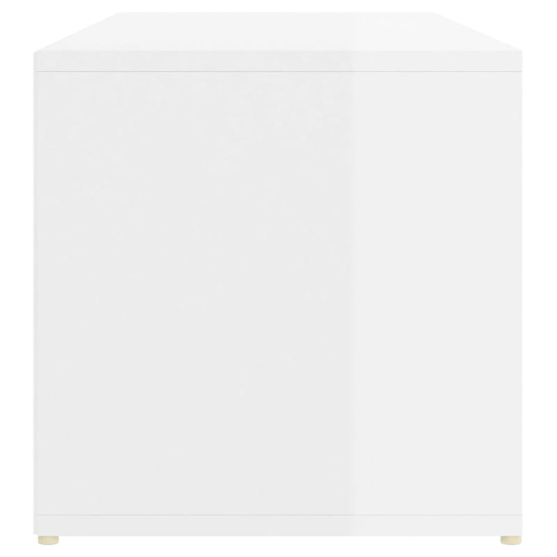 vidaXL Shoe Storage Bench White and Sonoma Oak 105x35x35 cm Engineered Wood