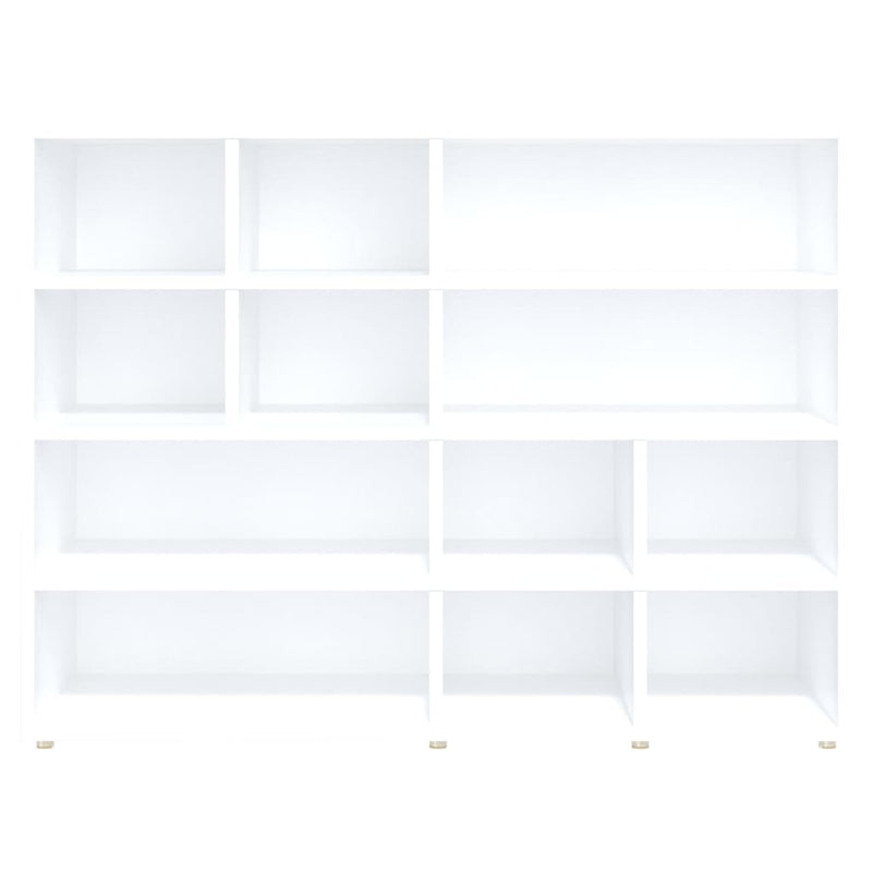 vidaXL Side Cabinet White and Sonoma Oak 97x32x72 cm Engineered Wood