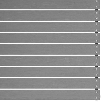 vidaXL Garden Middle Sofas with Cushions 2 pcs Grey Solid Pinewood