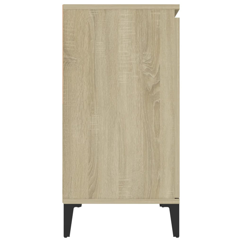 vidaXL Sideboard Sonoma Oak 104x35x70 cm Engineered Wood