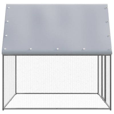 vidaXL Outdoor Chicken Cage 3x2x2 m Galvanised Steel