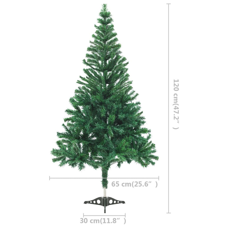 vidaXL Artificial Christmas Tree with Stand 120 cm 230 Branches