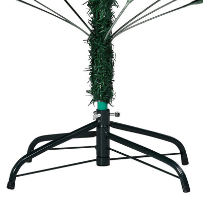 vidaXL Artificial Christmas Tree with Thick Branches Green 120 cm PVC