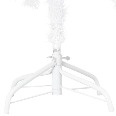 vidaXL Artificial Christmas Tree with Thick Branches White 120 cm PVC