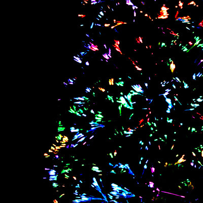 vidaXL Artificial Christmas Tree with Stand Green 180 cm Fibre Optic