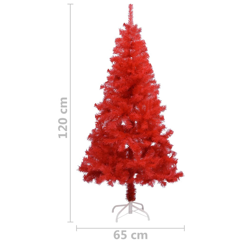 vidaXL Artificial Christmas Tree with Stand Blue 120 cm PVC