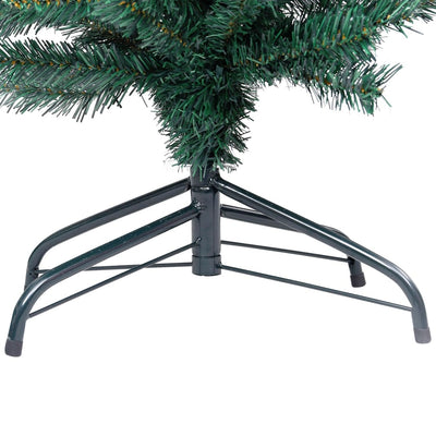 vidaXL Slim Artificial Christmas Tree with Stand Green 120 cm PVC