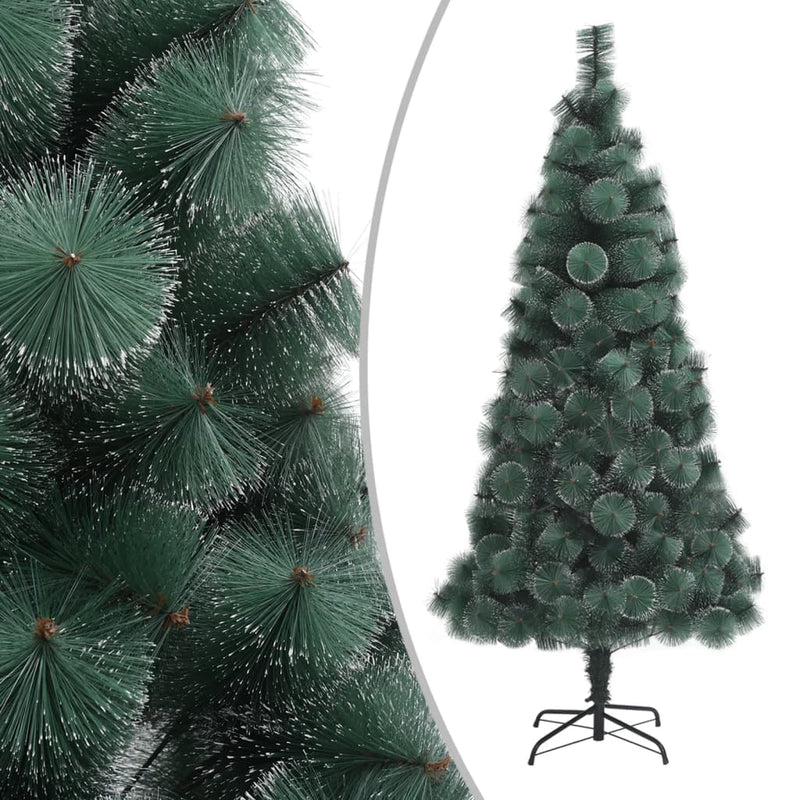 vidaXL Artificial Christmas Tree with Stand Green 240 cm PET
