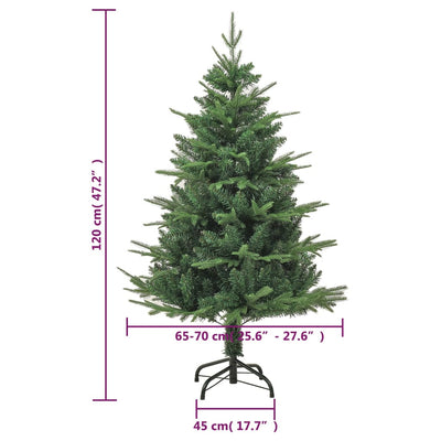 vidaXL Artificial Christmas Tree Green 180 cm PVC&PE