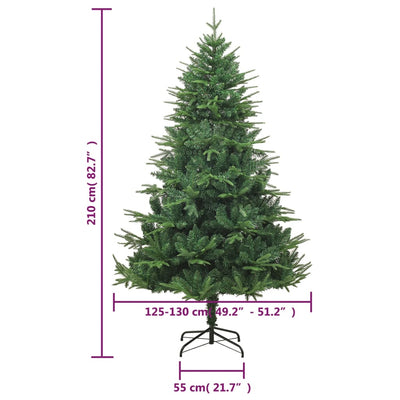 vidaXL Artificial Christmas Tree Green 180 cm PVC&PE