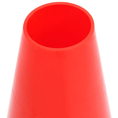 vidaXL Reflective Traffic Cones 20 pcs Red and White 50 cm