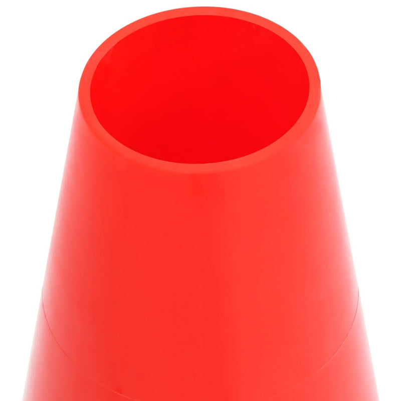 vidaXL Reflective Traffic Cones 20 pcs Red and White 50 cm