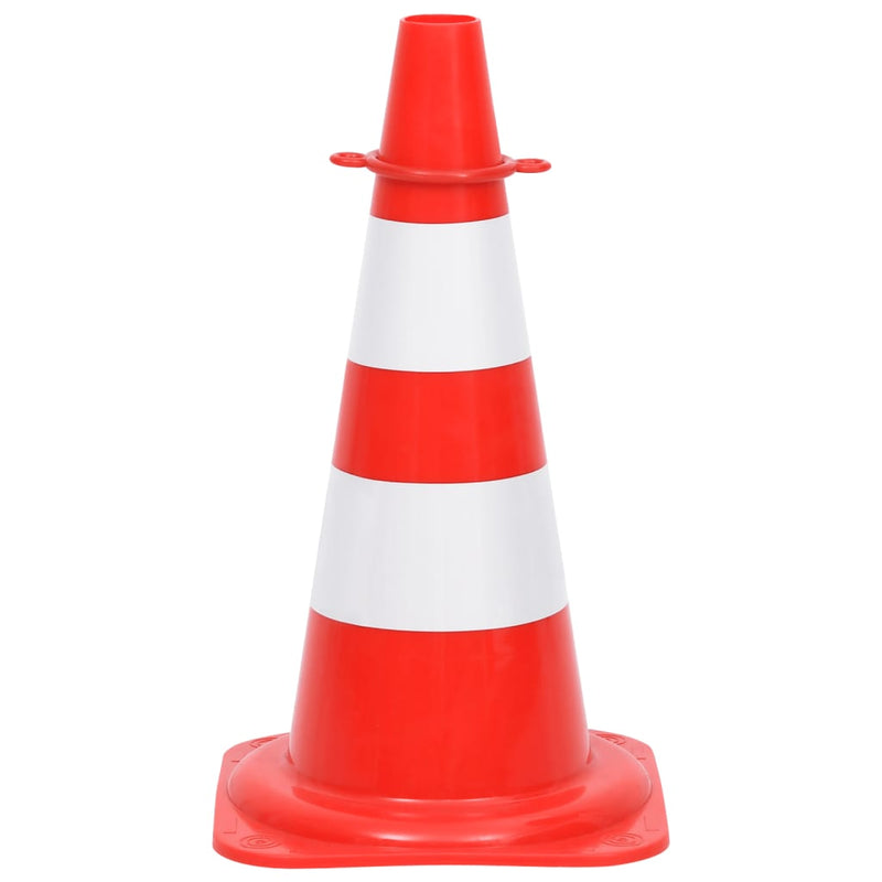 vidaXL Chain Cone Set with 10 m Chain Red and white