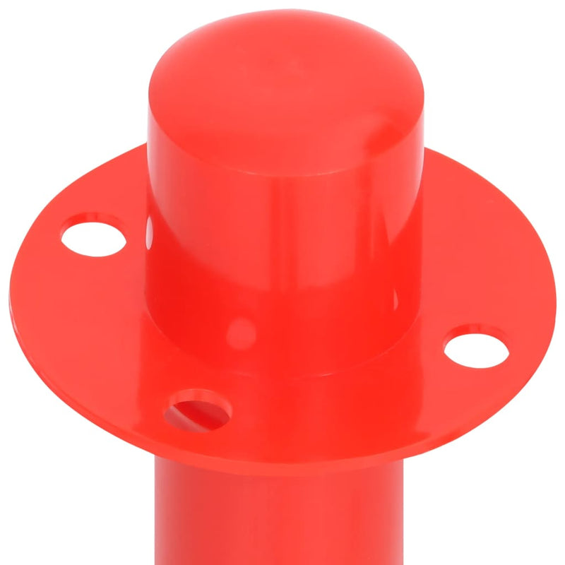 vidaXL Chain Post Set with 10 m Plastic Chain