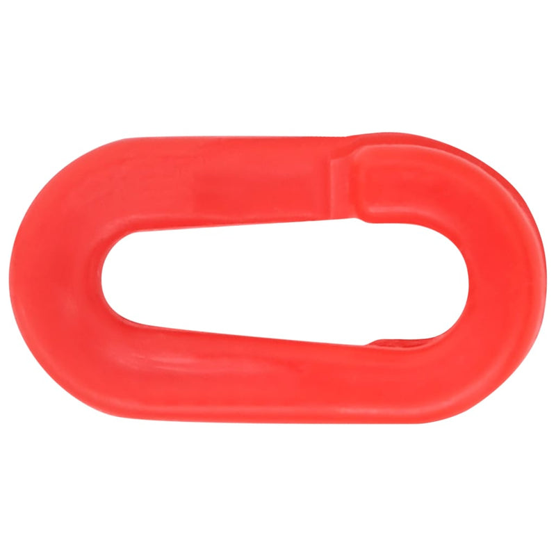 vidaXL Chain Post Set with 10 m Plastic Chain