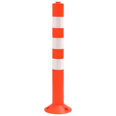 vidaXL Traffic Control Bollards 10 pcs 75 cm PE