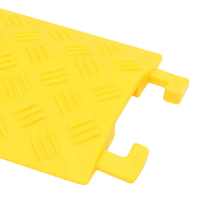 vidaXL Cable Protector Ramps 4 pcs 98.5 cm Yellow