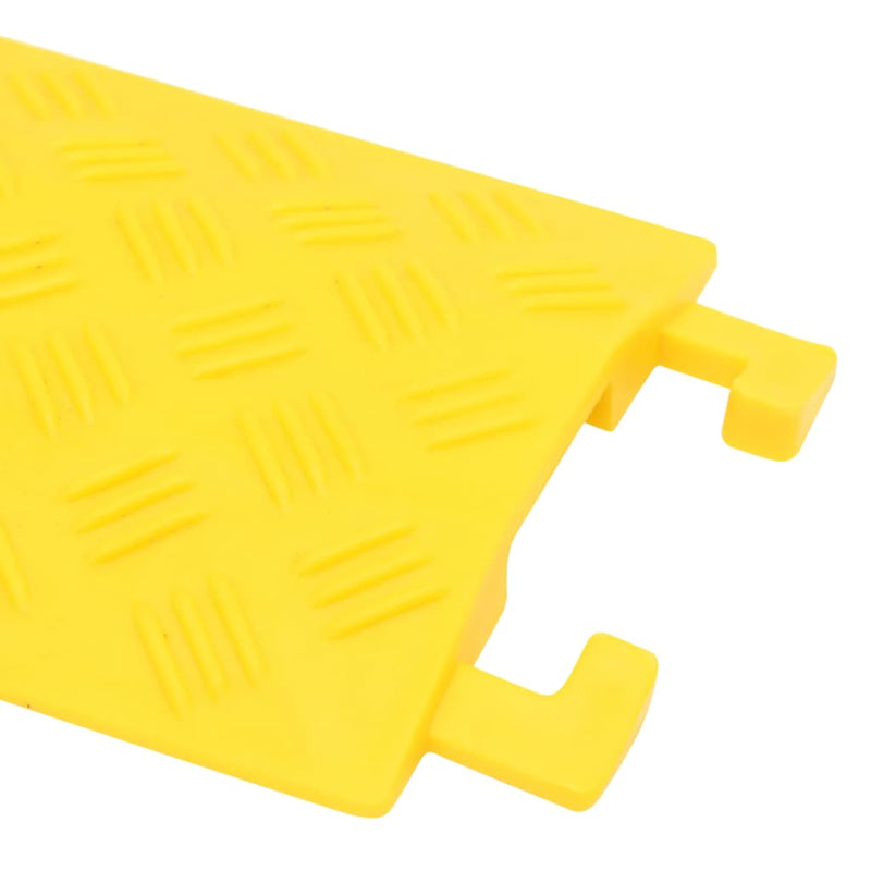 vidaXL Cable Protector Ramps 4 pcs 98.5 cm Yellow