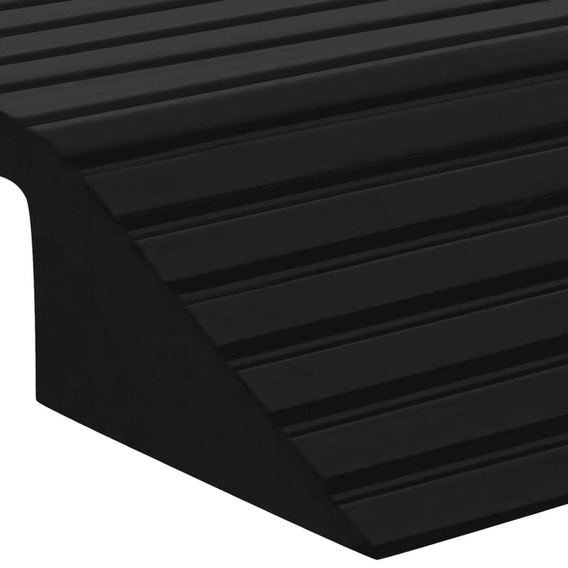 vidaXL Bridge Threshold Ramp 49x40x8 cm Rubber