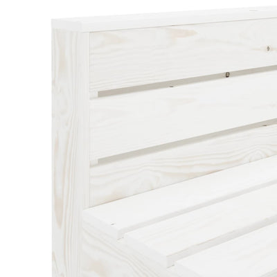 vidaXL 6 Piece Garden Lounge Set Pallets Wood White