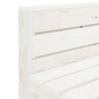 vidaXL 5 Piece Garden Lounge Set Pallets Wood White