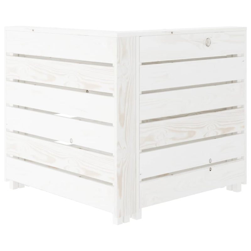 vidaXL 6 Piece Garden Pallet Lounge Set Wood White