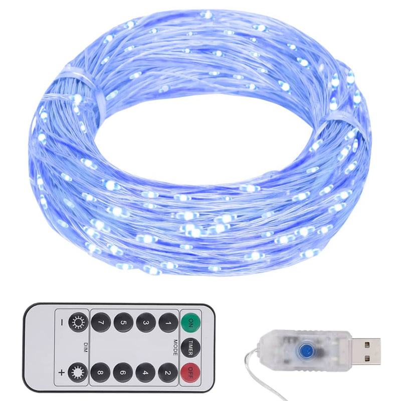 vidaXL LED String with 150 LEDs Blue 15 m